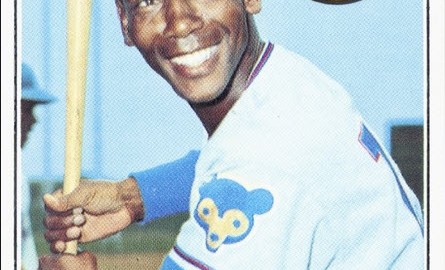 Ernie Banks baseball card image